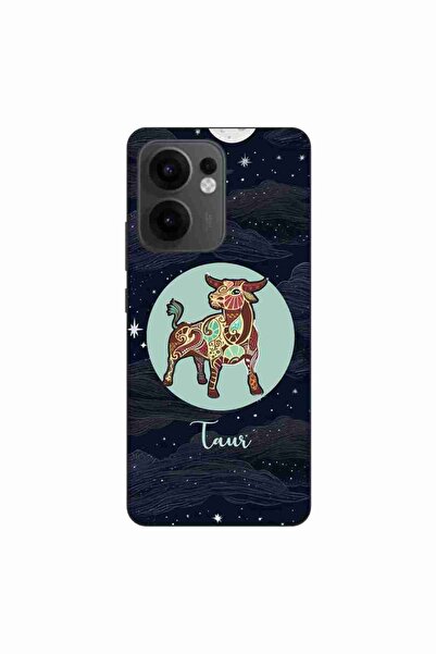 OEM Case compatible with Oppo Reno13 F Silicone Gel Tpu Taurus Horoscope Pattern