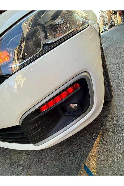Ark Sticker Citroen C -Elysee Gündüz Led Sticker Set Kırmızı