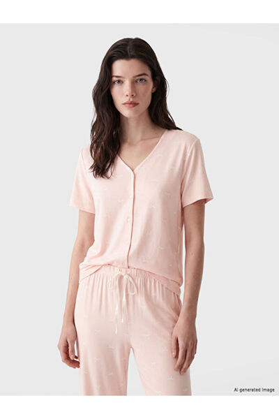 LC Waikiki Timeless Clothing & Timeless Choices Bow Embellished Maternity Paj...