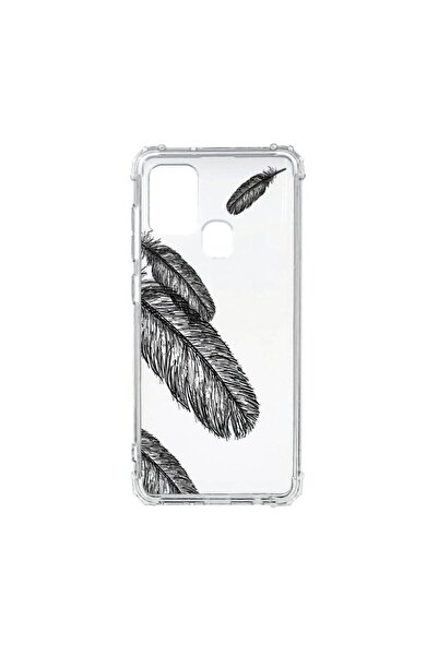 bestcase Husă Antișoc din Silicon Compatibilă cu Motorola Moto G60s, Feathers...