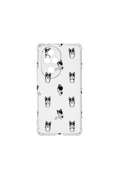 bestcase Противоударен калъф 1.5ММ, съвместим с Honor 200 Pro, с десен на бул...