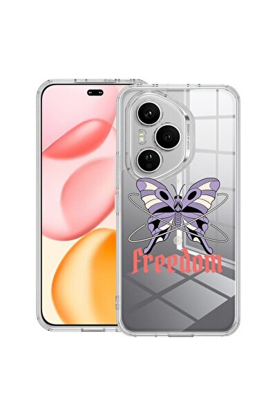 bestcase ¬Æ Husa Clear Silicon pentru Honor 400 Pro, Freedom - Butterfly, 203...