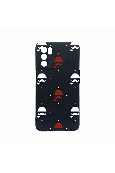 bestcase Θήκη σιλικόνης, Συμβατή με Oppo A54s, Σχέδιο μουστάκι, Ανθεκτική στη...