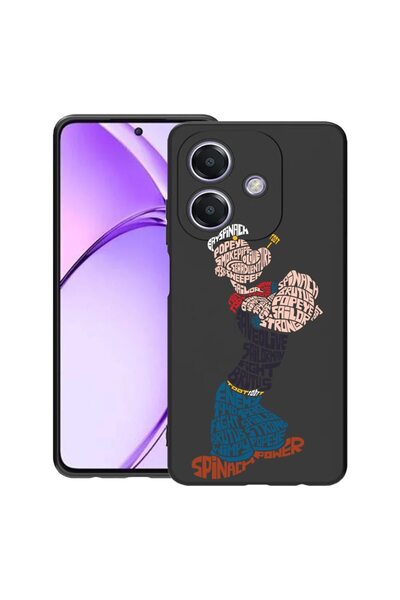 bestcase ¬Æ Husa pentru OPPO A60 5G / A40 / A40M, Calligraphy Popey, Slim Sil...