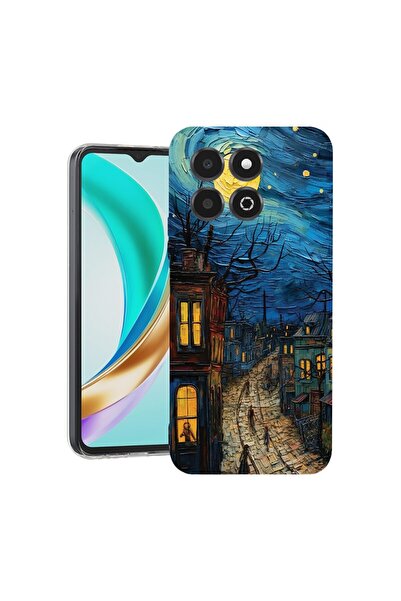 bestcase Θήκη για Honor X6b, BestCase® Διαφανής Σιλικόνη 2MM, Van Gogh City L...