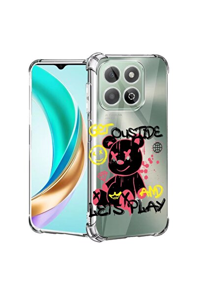 bestcase Съвместим калъф за Honor X8C, Удароустойчив 1.5ММ, Мече  "Да играем ...