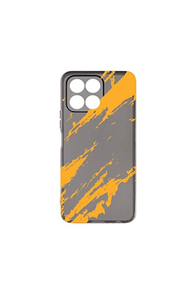 bestcase Θήκη Σιλικόνης Γραφίτη 1.5MM, Συμβατή με Honor 70 Lite, Χρυσές Ρίγες...