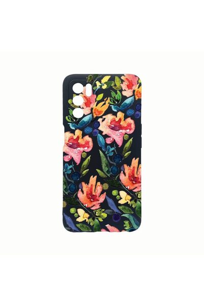 bestcase Husa Silicon, Compatibila Cu Oppo A16s, Flowers Collection Pastel, R...