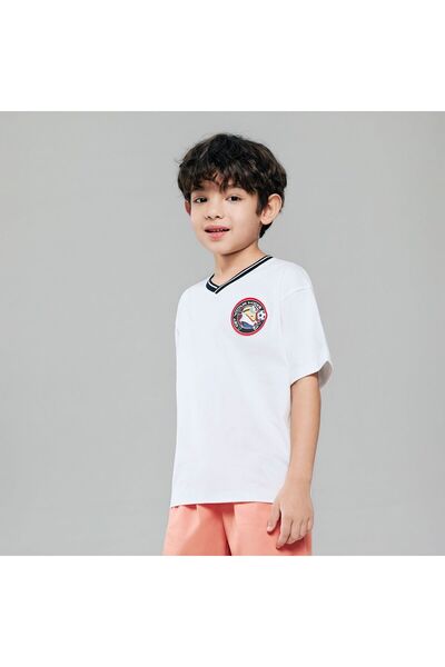 Giordano Kids Relaxed Minions V-Neck World Cup Tee