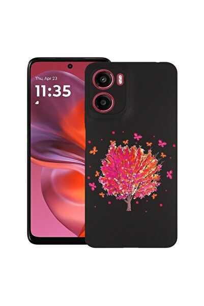 bestcase Θήκη για Motorola Moto G06 με σχέδιο δέντρου με πεταλούδες, TPU Ματ ...