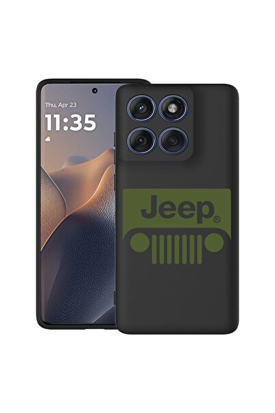 bestcase Ултра тънък силиконов калъф за Motorola Edge 60 Pro с дизайн на джип...