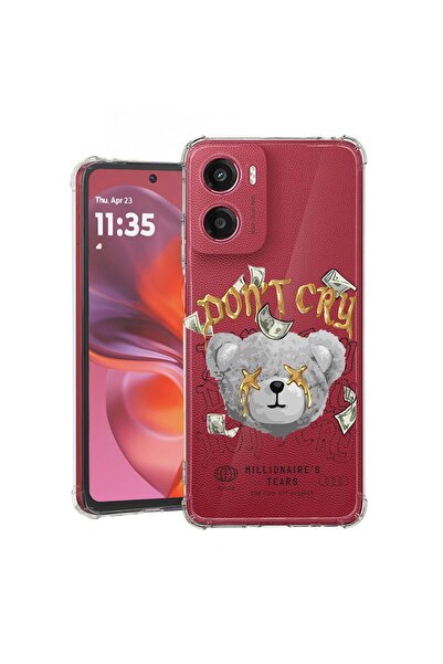bestcase Θήκη συμβατή με Motorola Moto E15, Αντικραδασμική 1.5MM, Teddy Bear ...