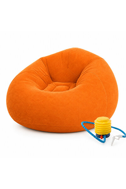 OEM Fotoliu Gonflabil Tip Puf cu Pompa Inclusa, Catifea, Pliabil, Ergonomic, ...
