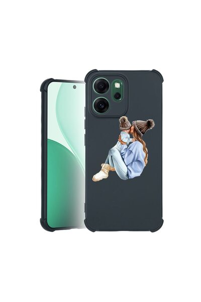 bestcase Husă TPU Pro Shock compatibilă cu OPPO Reno14 F / Reno14 FS, cu desi...