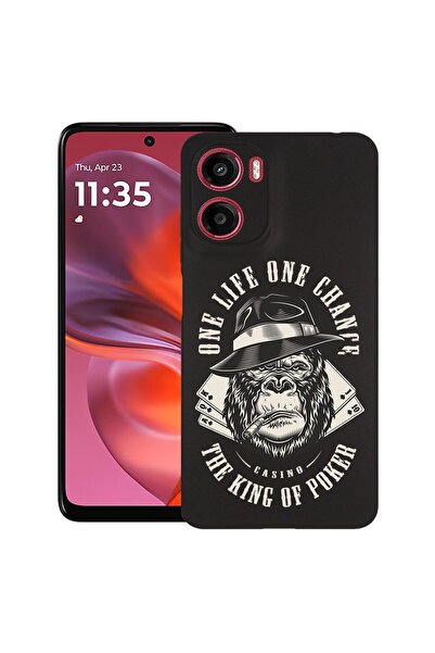 bestcase ¬Æ Husa pentru Motorola Moto G05, King Mafia Monkey, Slim Silicon 0....