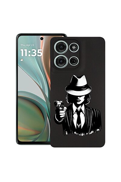 bestcase ¬Æ Husa pentru Motorola Moto G75, Gangster Woman, Slim Silicon 0.8MM...