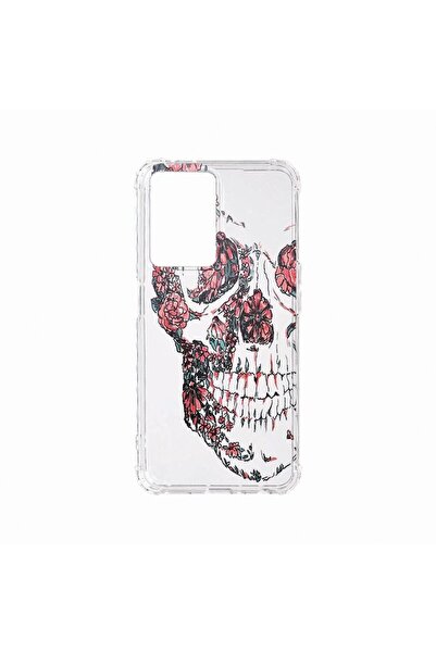 bestcase Противоударен калъф, съвместим с OPPO A57, с дизайн на череп, удароу...
