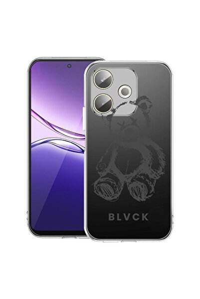bestcase ¬Æ Husa Clear Silicon pentru OPPO A5 Pro 5G, Teddy Bear blvck, 20424...