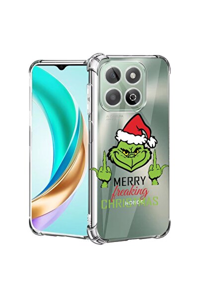 bestcase ¬Æ Husa compatibila Honor X8C, Anti Shock 1.5MM, Grinches - Merry Xm...