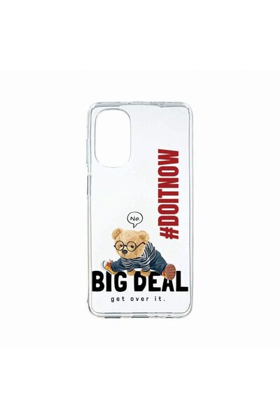 bestcase Силиконов калъф, съвместим с Motorola Moto G62 5G, Do It Now Teddy, ...