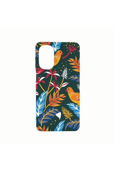 bestcase Husa Silicon, Compatibila Cu Motorola Moto E32s, Colored Birds, Rezi...
