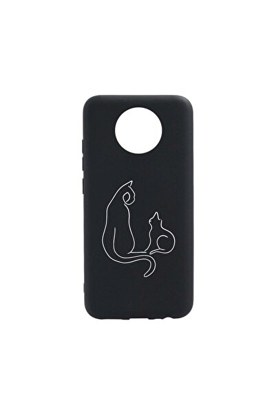 bestcase Husa Silicon Compatibila Cu Nokia C30, Abstract Cat, rezistenta la u...