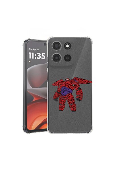 bestcase Θήκη για Motorola Moto G75, Αντικραδασμική 1.5MM, Καλλιγραφία Baymax...