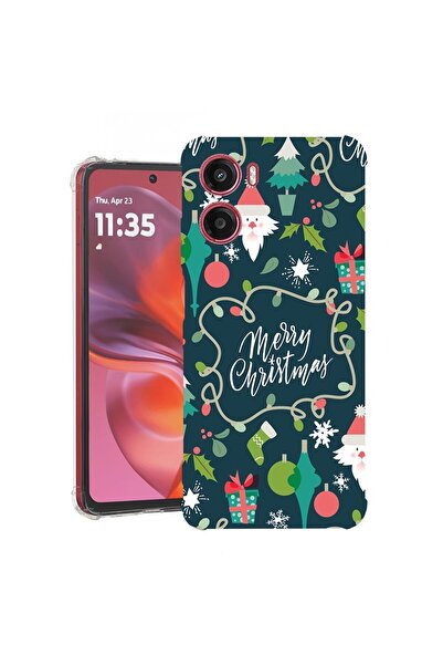 bestcase ¬Æ Husa pentru Motorola Moto G05, Anti Shock 1.5MM, Merry Christmas,...