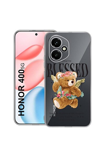 bestcase Прозрачен силиконов калъф за Honor 400, Мече Благословено, 2036423 T...