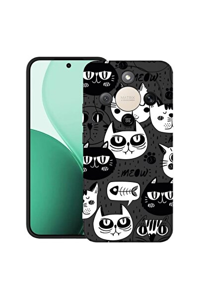 bestcase Υπέρλεπτη Θήκη TPU Συμβατή με Honor Magic8 Lite, Cool Cats, 3129184 ...