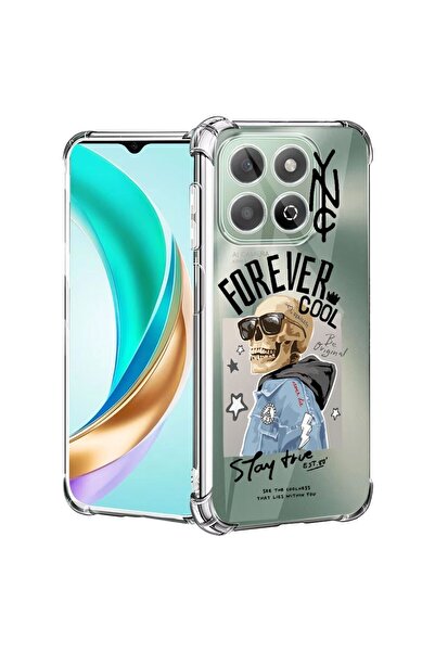 bestcase Husă pentru Honor X7d / 400 Smart cu Design Forever Cool Skeleton, A...