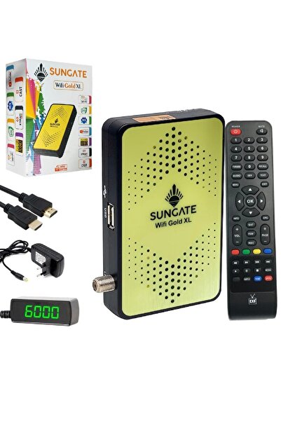 Sungate WİFİ GOLD XL Uydu Alıcılı Mini Full HD Dahili Wifi Youtube Ucast Iks ...