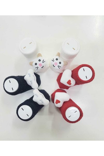 Baby by Bumbo 3 Pack Baby Socks with Accessories