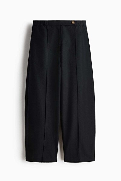 H&M Linen-blend barrel trousers