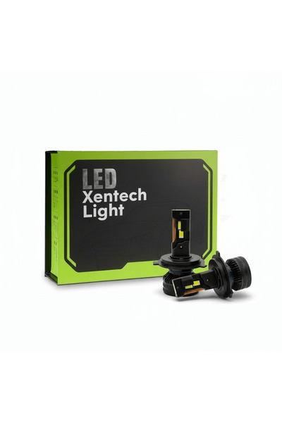 Xentech Light Set de 2 becuri LED H4 auto K50 – 130W, 11000LM, Cip CSP-7535