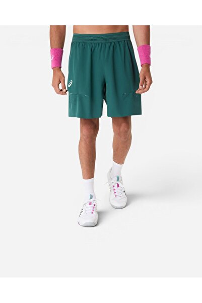 Asics MATCH LASER CUT 7IN SHORT Erkek Yeşil Şort 2041A389-300