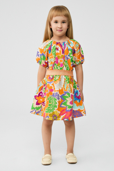 Tyess Girl Patterned Dress