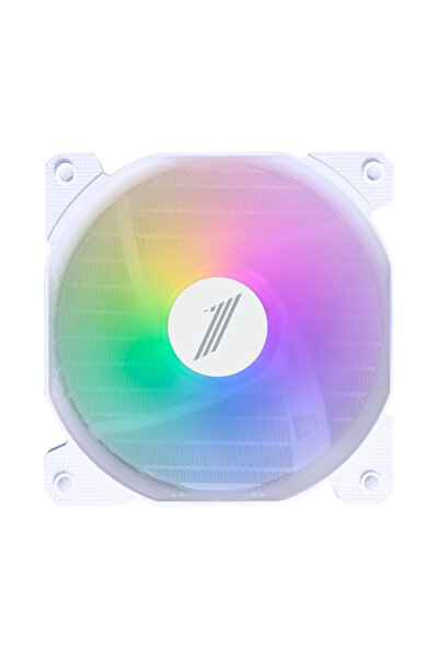1stPlayer Ventilator carcasă aRGB F2 alb, 120x120x25 mm silențios, rulment hi...