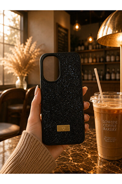 MMP SHOP Honor 200 Pro Uyumlu İçi Kadife Elmas Tasarımlı Taşlı Parlak Pırlant...