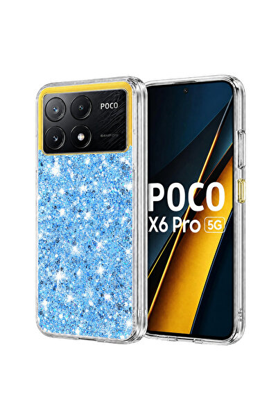 Techsuit Husa pentru Xiaomi Poco X6 Pro, Sparkly Glitter, protectie antisoc, ...