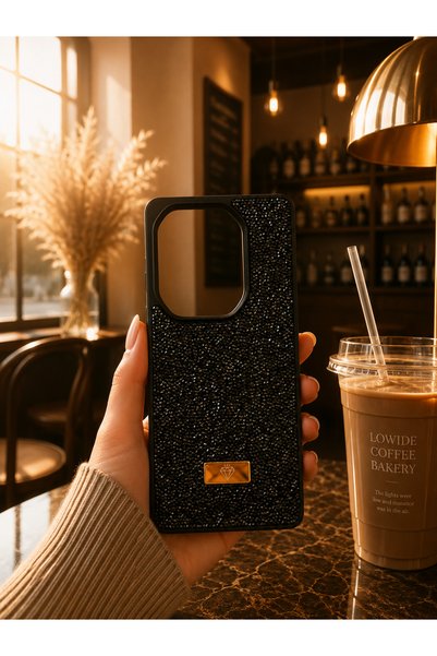 MMP SHOP حافظة سيليكون لامعة مرصعة بالألماس متوافقة مع هاتف Infinix Hot 50 Pr...