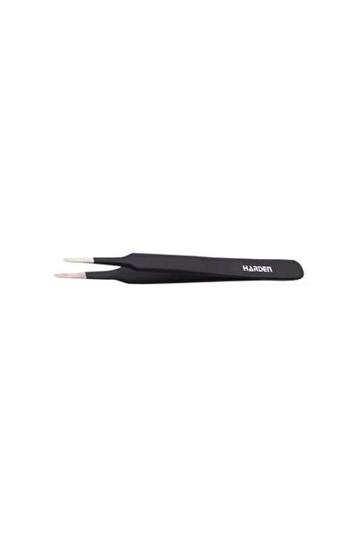 HARDEN Antistatic Stainless Steel Tweezers with Straight Tip, 120 mm,