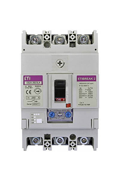 Eti Disjunctor auto eb2s 250/3la 250A 3P 004671888