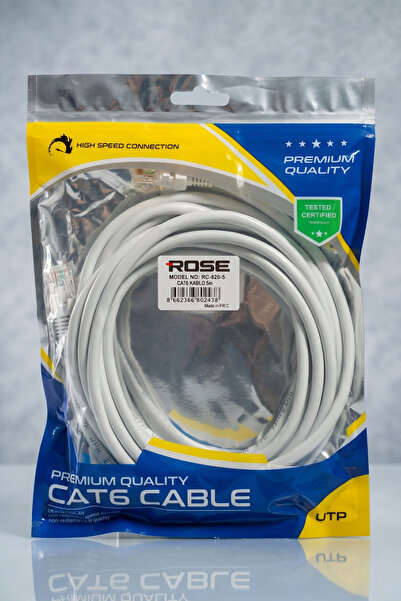 Alıç Rose Cat6 Ethernet Cable 5 Meters Utp Internet Network Cable Rj45 Modem ...