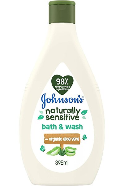 Johnson's غسول اليدين العضوي الطبيعي للبشرة الحساسة بالصبار 395 مل