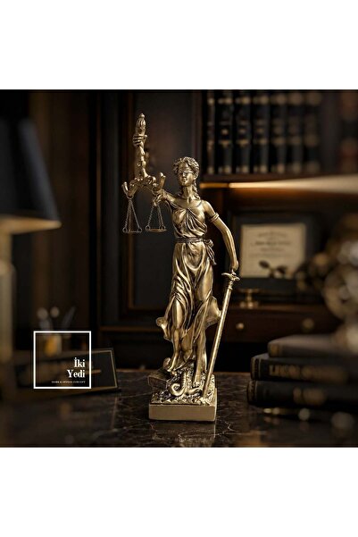 İki Yedi Konsept Adalet Tanrıçası Themis Heykeli, 53 cm Lady Justice Biblo, H...
