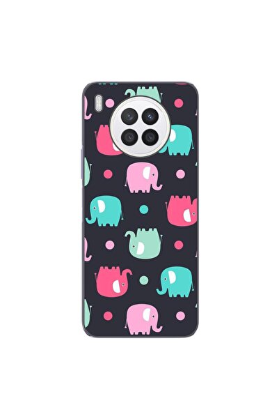 OEM Θήκη συμβατή με Huawei Nova 8i από σιλικόνη gel TPU με σχέδιο ελέφαντα
