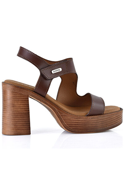Harris Δερμάτινo καφέ πέδιλο 525-4305