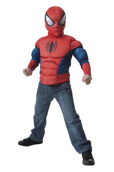 Rubies Spiderman Set - Muscle T-shirt & Mask