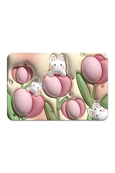 DARO Absorbent, non-slip bath mat, oval, 60x40cm Daro®, Rabbits